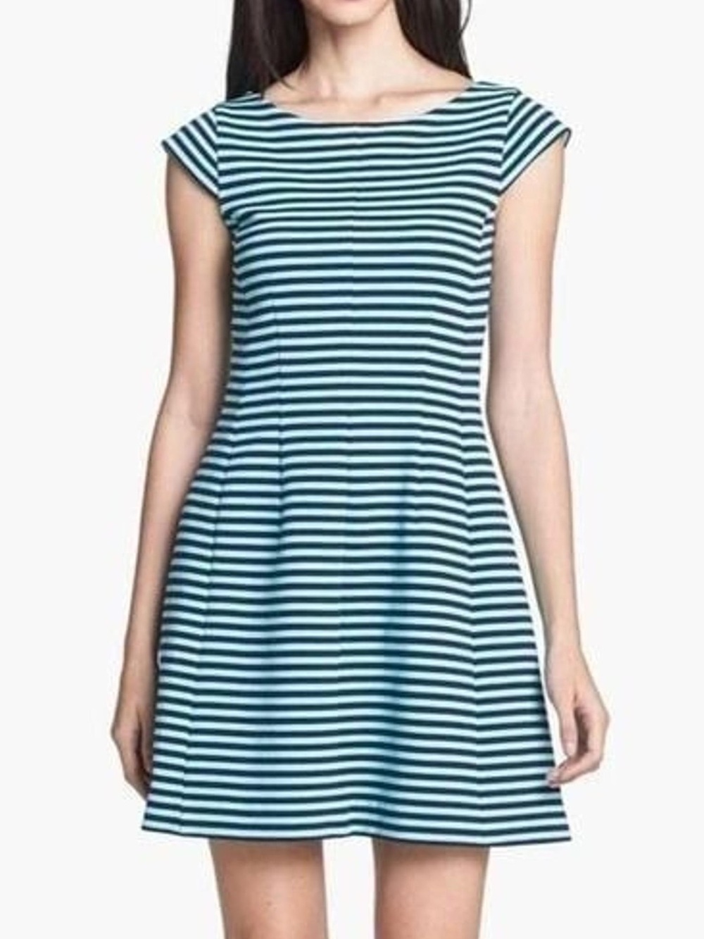 Lilly Pulitzer Teal and Navy Striped Briella Dress